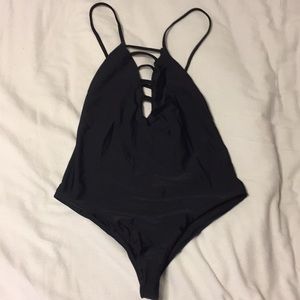 Sexy black one piece